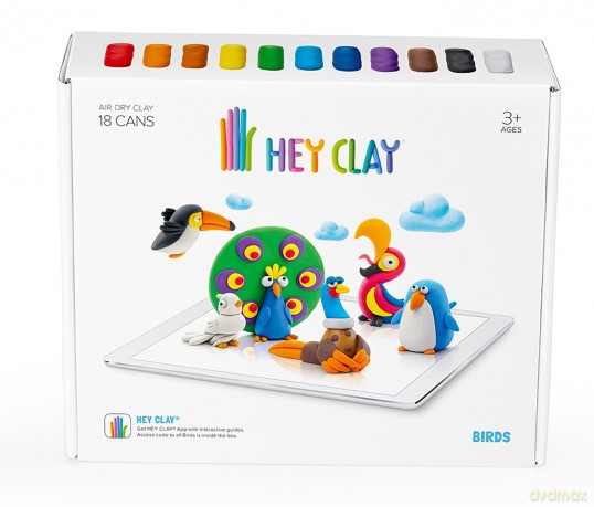 Masa plastyczna Hey Clay - Ptaki