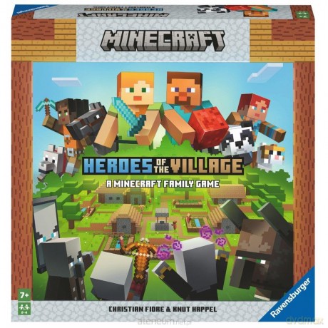 Minecraft dla dzieci: Uratuj wioskę [GRA PLANSZOWA]