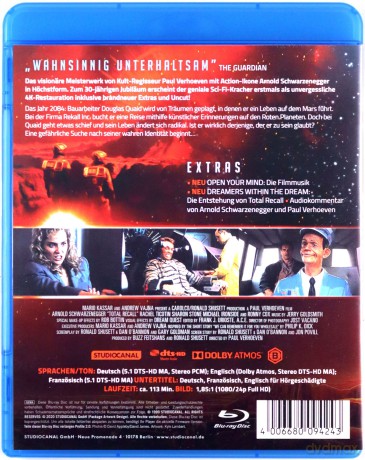 Total Recallncut (Pamięć absolutna) [Blu-Ray]