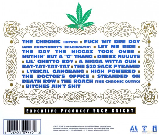 Dr. Dre: The Chronic (2023) [CD]