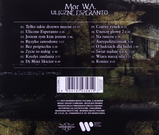Mor W.A: Uliczne Esperanto Reedycja [CD]