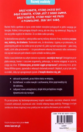 Dziewczyno, przestań ciągle przepraszać! - Rachel Hollis [KSIĄŻKA]