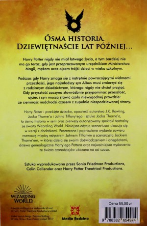 Harry Potter i przeklęte dziecko. Część I i II. Wydanie poszerzone - J.K. Rowling, Jack Thorne, John Tiffany [KSIĄŻKA]