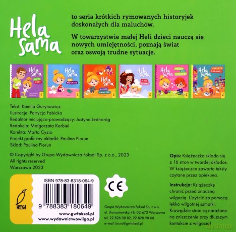 Hela sama. Zostaje z dziadkami - Kamila Gurynowicz [KSIĄŻKA]