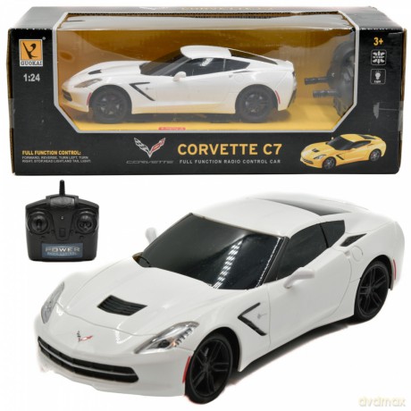 Auto Corvette 1:24 sterowane pilotem