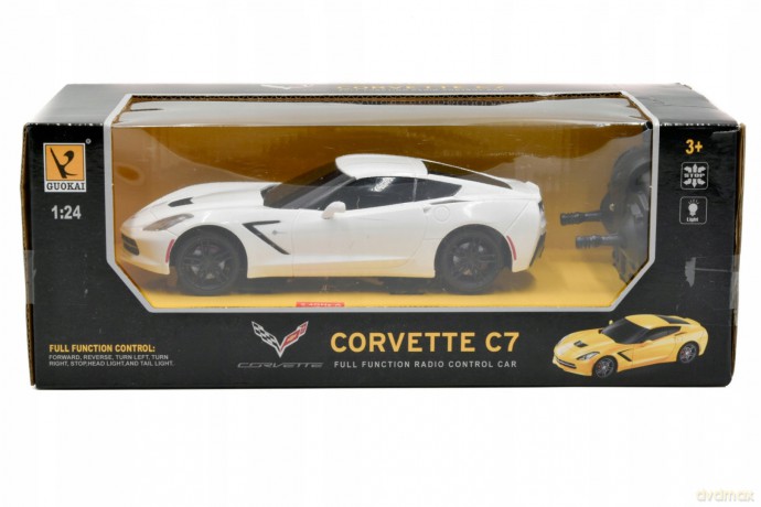 Auto Corvette 1:24 sterowane pilotem