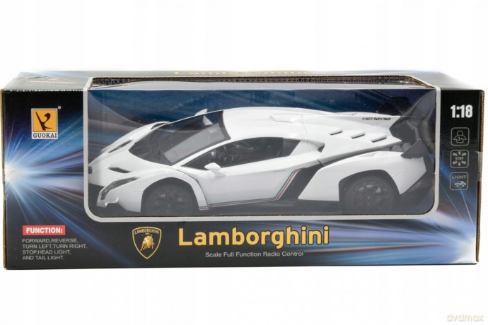 Auto Lamborghini 1:18 sterowane pilotem