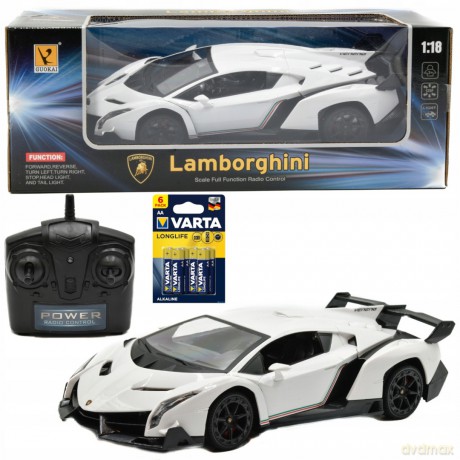 Auto Lamborghini 1:18 sterowane pilotem