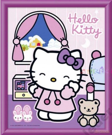 Hello Kitty W Sypialni-Malowanka