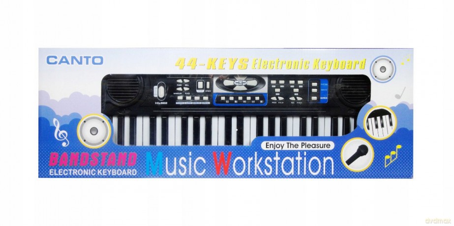 Instrument muzyczny organki z zasilaczem 44 kl.