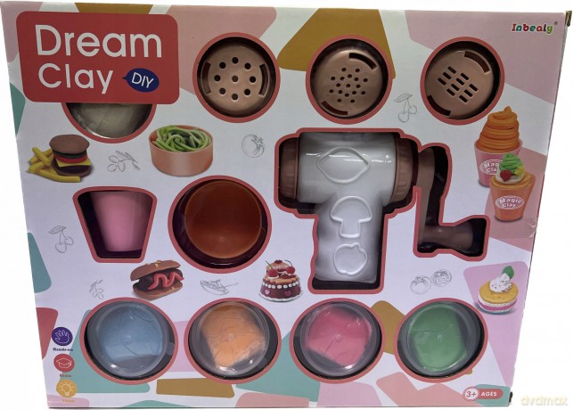 Masa plastyczna ciasteczka i lody