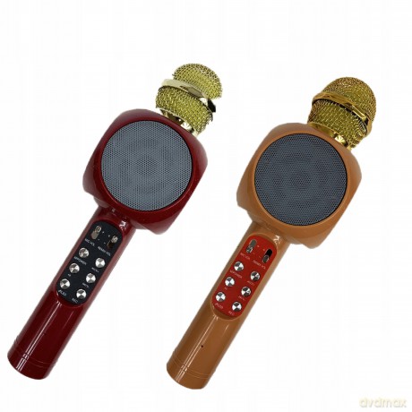 Mikrofon bluetooth światło i dźwięk