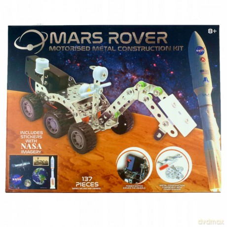 NASA Metalowy konstruktor z silnikiem