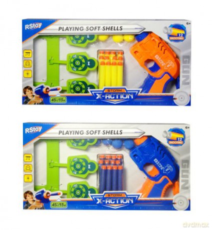 Pistolet z piankowymi pociskami