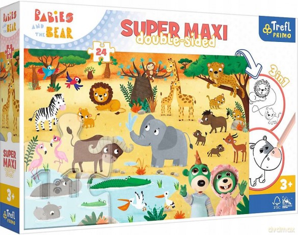 Puzzle 24 Supe Maxi Bobaski na safari