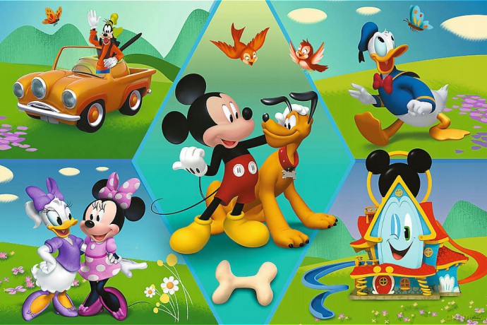 Puzzle 60 XXL Z Mikim zawsze jest wesoło!