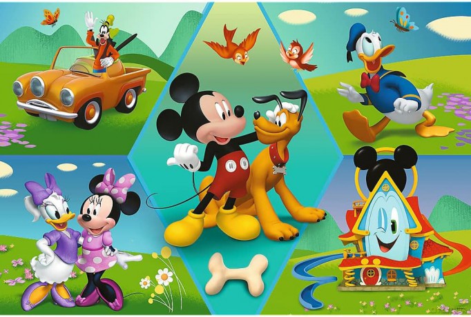 Puzzle 60 XXL Z Mikim zawsze jest wesoło!
