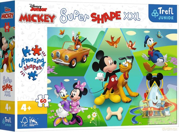 Puzzle 60 XXL Z Mikim zawsze jest wesoło!