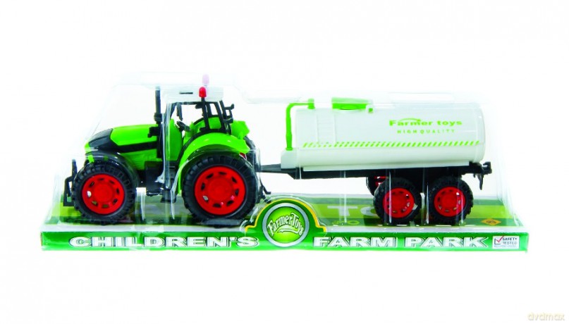 Traktor z cysterną