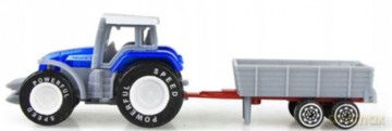 Traktor z przyczepą