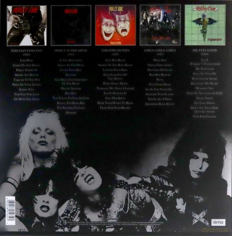 Motley Crue: Crücial Crüe - The Studio Albums 1981-1989 (Limited) [5xWinyl]