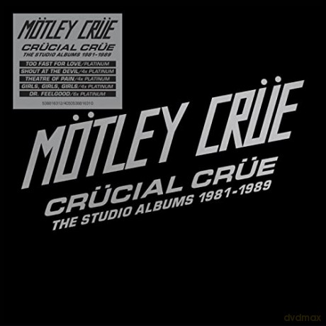 Motley Crue: Crücial Crüe - The Studio Albums 1981-1989 (Limited) [5CD]