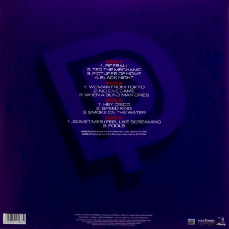 Deep Purple: Live At Montreux 1996 [2xWinyl]