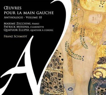 Maxime Zecchini Patrick Messina Quatuor Ellipse: Oeuvres Pour La Main Gauche Anthologie Vol 10 (digipack) [CD]