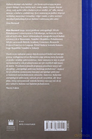 Antropologia społeczna a pochodzenie człowieka - Alan Barnard [KSIĄŻKA]