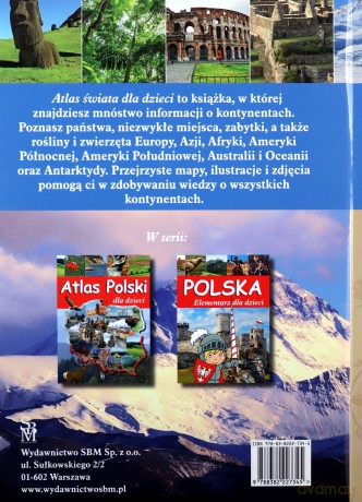 Atlas świata dla dzieci [KSIĄŻKA]