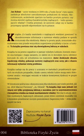 Co każdy nastolatek o rządzących wiedzieć powinien - JAN KUBAŃ [KSIĄŻKA]