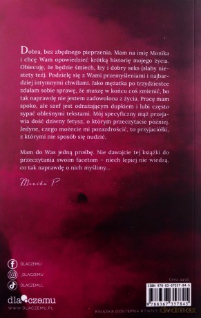 Intymne życie Moniki P. - Dawid Przybysz [KSIĄŻKA]