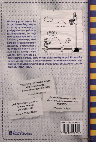 Krótka piłka. Dziennik cwaniaczka - Jeff Kinney [KSIĄŻKA]
