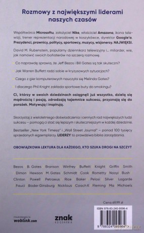 Liderzy. 30 inspirujących rozmów z największymi liderami naszych czasów - David M. Rubenstein [KSIĄŻKA]