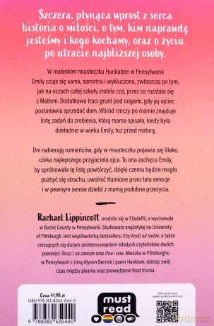 Lista szczęścia - Rachael Lippincott [KSIĄŻKA]