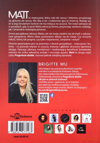 Matt. Pragnienie diabła (Tom 2) - Brigitte Wu [KSIĄŻKA]