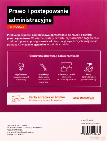 Prawo i postępowanie administracyjne w pigułce [KSIĄŻKA]