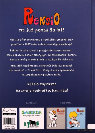 Reksio. Wielka księga przygód - Ewa Barska, Marek Głogowski, Aleksandra Sójka-Hejduk [KSIĄŻKA]