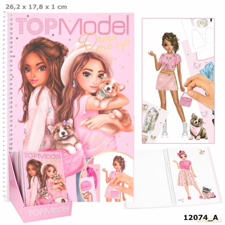 Zestaw Dress Me up big TOP Model z naklejkami 12074A