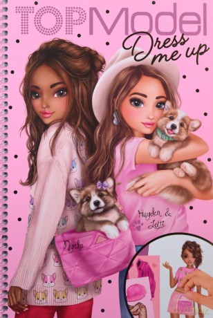 Zestaw Dress Me up big TOP Model z naklejkami 12074A