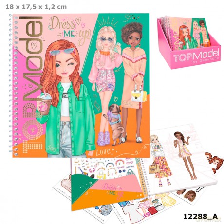 Zestaw Dress Me Up TOP Model z naklejkami 12288A