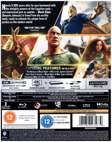 Black Adam [Blu-Ray 4K]+[Blu-Ray]