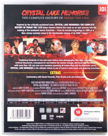 Crystal Lake Memories: The Complete History of Friday the 13th [2xBlu-Ray]