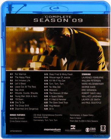 CSI - Crime Scene Investigation - Las Vegas: Season 9 (CSI: Kryminalne zagadki Las Vegas) [6xBlu-Ray]