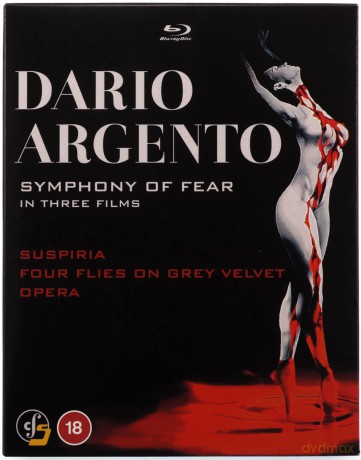 Dario Argento: Symphony of Fear in Three Films (Suspiria, Opera, Four Flies on Grey Velvet) [3xBlu-Ray]