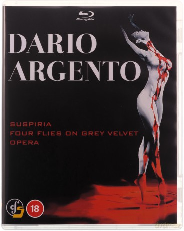 Dario Argento: Symphony of Fear in Three Films (Suspiria, Opera, Four Flies on Grey Velvet) [3xBlu-Ray]