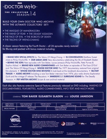 Doctor Who: The Collection - Season 14 [8xBlu-Ray]