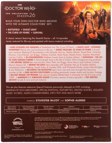 Doctor Who: The Collection - Season 26 [7xBlu-Ray]
