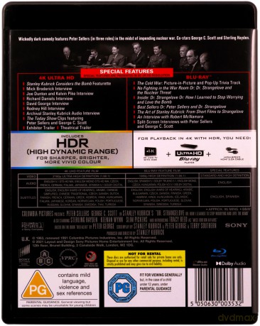 Dr. Strangelove or: How I Learned to Stop Worrying and Love the Bomb (Dr Strangelove, czyli jak przestałem się martwić i pokochałem bombę) [Blu-Ray 4K]+[Blu-Ray]