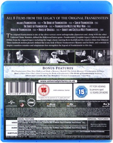 Frankenstein: Complete Legacy Collection [5xBlu-Ray]